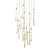 Подвесной светильник Teardrop 19 gold