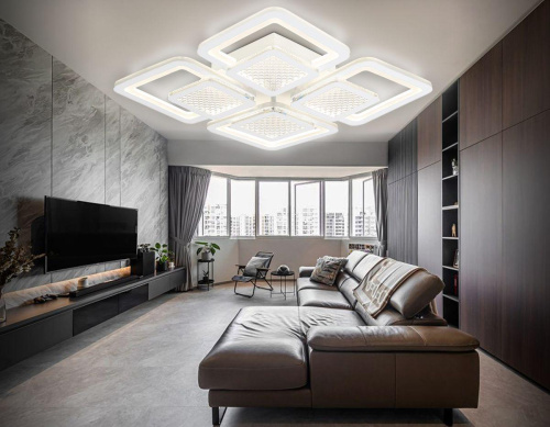 Потолочная светодиодная люстра Ambrella light Acrylica Original FA4283 Потолочная светодиодная люстра Ambrella light Acrylica Original FA4283