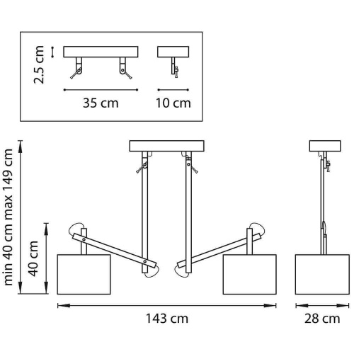 Подвесной светильник Lightstar Meccano 766029 Подвесной светильник Lightstar Meccano 766029