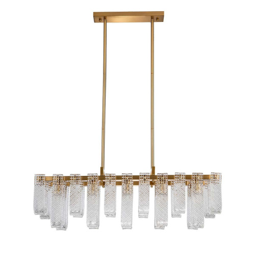 Подвесная люстра Indigo BRINA 12027/10PL Brass V000367 Подвесная люстра Indigo BRINA 12027/10PL Brass V000367