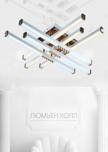 Потолочный светодиодный светильник Seven Fires Dzhanos WD7513/12C-WT-GD Потолочный светодиодный светильник Seven Fires Dzhanos WD7513/12C-WT-GD