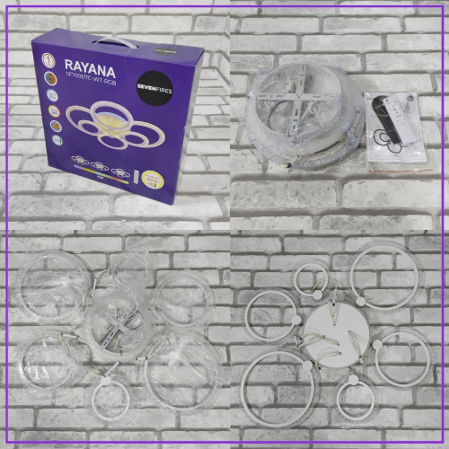 Потолочная люстра Seven Fires Rayana SF7091/7C-WT-RGB Потолочная люстра Seven Fires Rayana SF7091/7C-WT-RGB