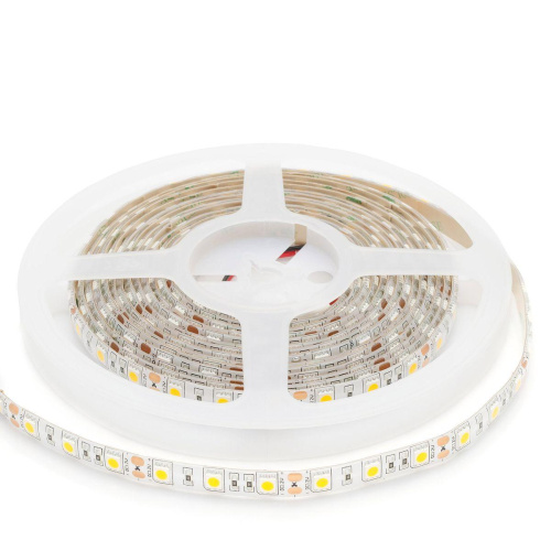 Светодиодная влагозащищенная лента OGM 14,4W/m 60LED/m 5050SMD теплый белый 5M LSE-156 Светодиодная влагозащищенная лента OGM 14,4W/m 60LED/m 5050SMD теплый белый 5M LSE-156