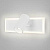 Светодиодный спот Eurosvet Binar 20127/1 Led белый