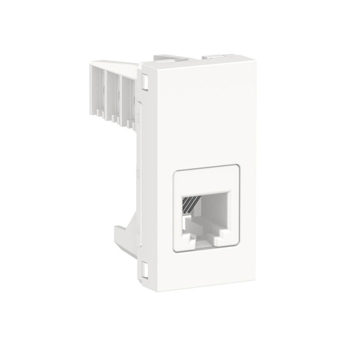 Розетка телефонная RJ12 одиночная Schneider Electric Unica Modular NU349118 Розетка телефонная RJ12 одиночная Schneider Electric Unica Modular NU349118