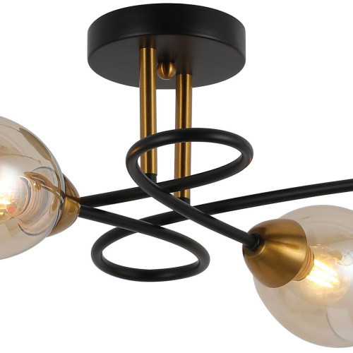 Потолочная люстра Illumico IL8263-4COU-79 BK GD