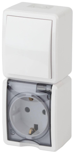 Блок розетка-выключатель ЭРА Эксперт IP54 16A 250V 11-7407-01 Б0036004 Блок розетка-выключатель ЭРА Эксперт IP54 16A 250V 11-7407-01 Б0036004