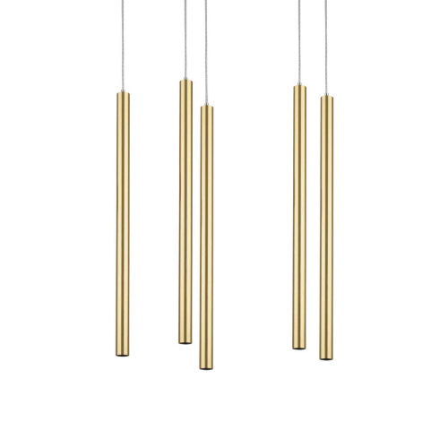 L5T747243 Люстра TUBO LED 25W 1600LM 25G ЗОЛОТО 4000K