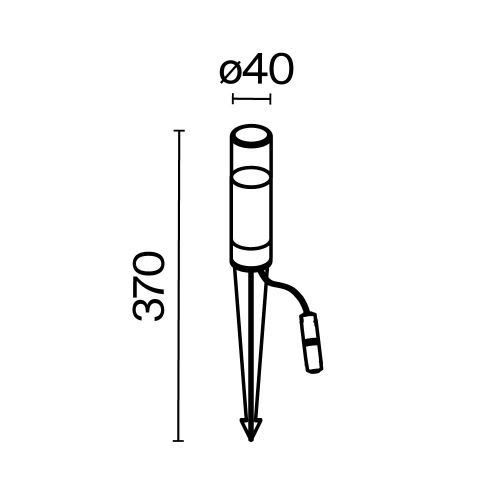 Ландшафтный светильник Outdoor O437FL-01GF Ландшафтный светильник Outdoor O437FL-01GF