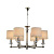 Подвесная люстра Lumien Hall Саленто LH1049/6H-NK-WT