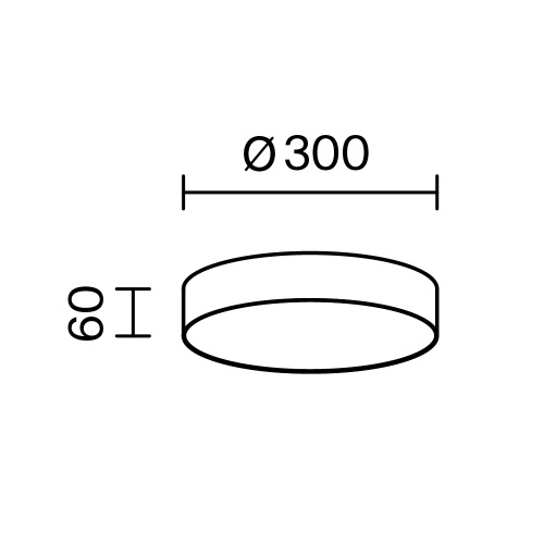 Потолочный светильник Technical C032CL-36W3K-RD-W Потолочный светильник Technical C032CL-36W3K-RD-W