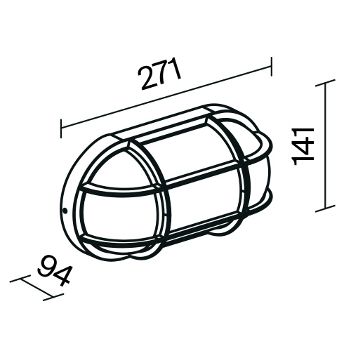 Настенный светильник (бра) Outdoor O449WL-01GF1 Настенный светильник (бра) Outdoor O449WL-01GF1