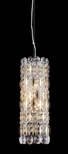 Подвесной светильник Crystal Lux Lirica SP3 Chrome/Gold-Transparent Подвесной светильник Crystal Lux Lirica SP3 Chrome/Gold-Transparent