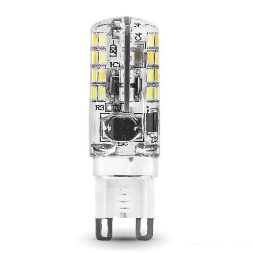 Лампа светодиодная Gauss G9 3W 4100K прозрачная 107709203 Лампа светодиодная Gauss G9 3W 4100K прозрачная 107709203