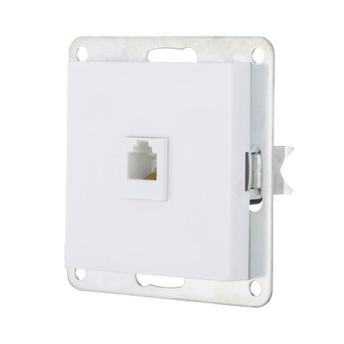 Розетка телефонная RJ-12 LK Studio LK80 белый 845504-1 Розетка телефонная RJ-12 LK Studio LK80 белый 845504-1