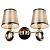 Бра iLamp Brooklyn W2401-2 Nickel
