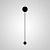 Бра Pin Wall Light B Black By Imperiumloft
