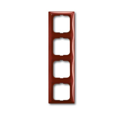 Рамка 4-постовая ABB Basic55 foyer-красный 2CKA001725A1519 Рамка 4-постовая ABB Basic55 foyer-красный 2CKA001725A1519