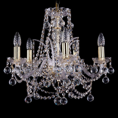 Подвесная люстра Bohemia Ivele 1411/5/160 G Balls Подвесная люстра Bohemia Ivele 1411/5/160 G Balls