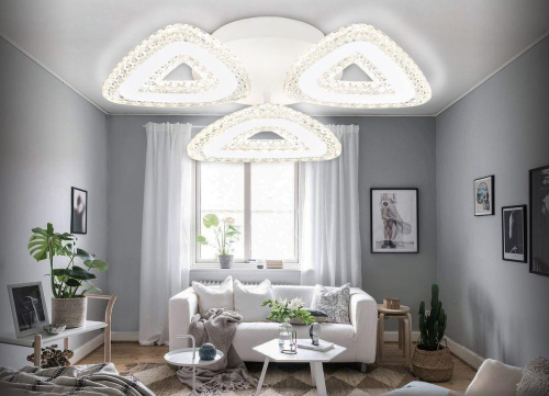 Потолочная светодиодная люстра Ambrella light Acrylica Original FA4018 Потолочная светодиодная люстра Ambrella light Acrylica Original FA4018