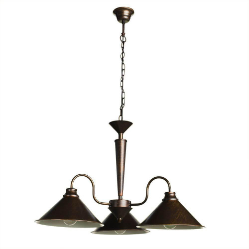 Подвесная люстра Arte Lamp Cone A9330LM-3BR Подвесная люстра Arte Lamp Cone A9330LM-3BR