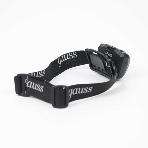 Налобный светодиодный фонарь Gauss аккумуляторный 40х60 130 лм GF405 Налобный светодиодный фонарь Gauss аккумуляторный 40х60 130 лм GF405