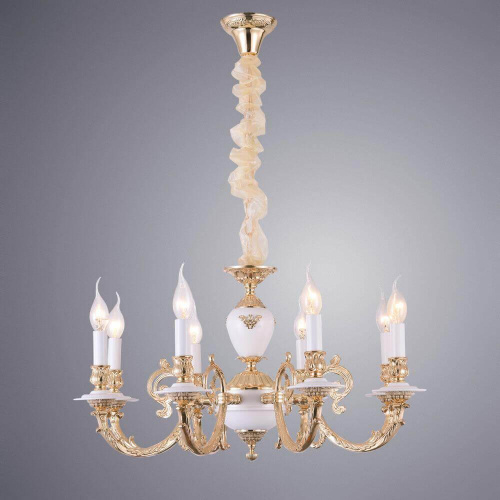Подвесная люстра Arte Lamp A8020LM-8WG Подвесная люстра Arte Lamp A8020LM-8WG