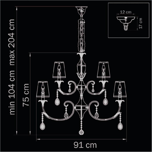 Подвесная люстра Lightstar Cappa 691154 Подвесная люстра Lightstar Cappa 691154