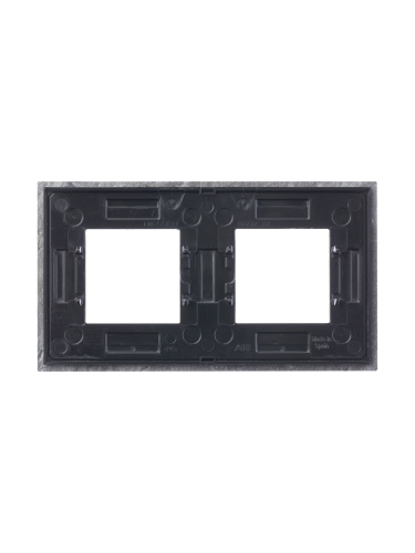 Рамка 2-постовая ABB Zenit сланец 2CLA227200N2201 Рамка 2-постовая ABB Zenit сланец 2CLA227200N2201