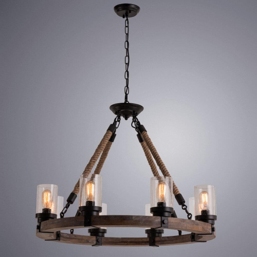 Подвесная люстра Arte Lamp Dodge A1693SP-8BR Подвесная люстра Arte Lamp Dodge A1693SP-8BR