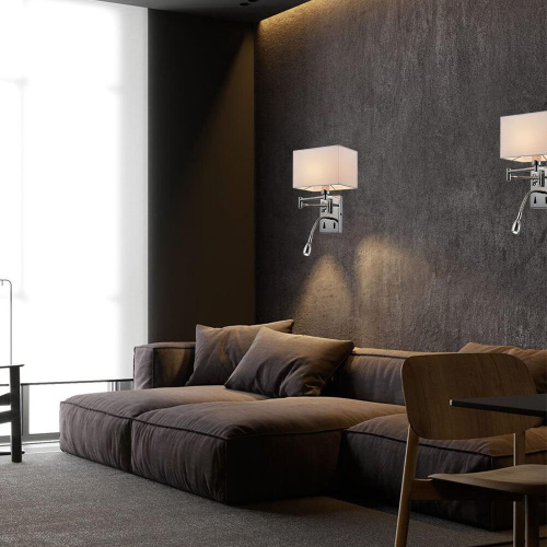 Бра Lumien Hall Lekko LH1058/1W-NK-WT Бра Lumien Hall Lekko LH1058/1W-NK-WT