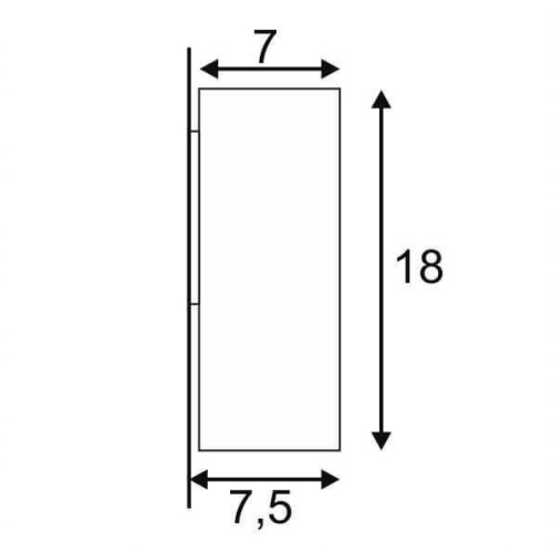 Уличный настенный светильник SLV Theo Wall Out 229524 Уличный настенный светильник SLV Theo Wall Out 229524