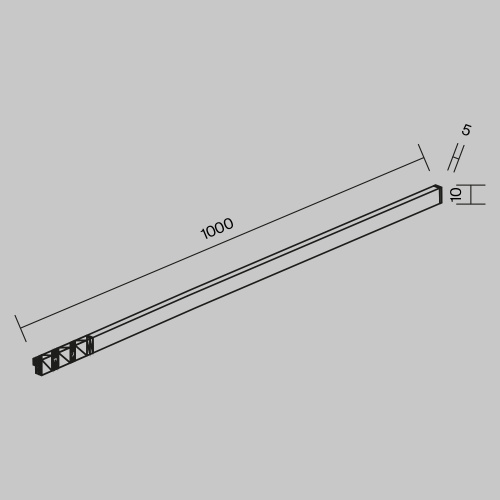 Трековый светильник Technical TR186-1-8W2.7K-B Трековый светильник Technical TR186-1-8W2.7K-B