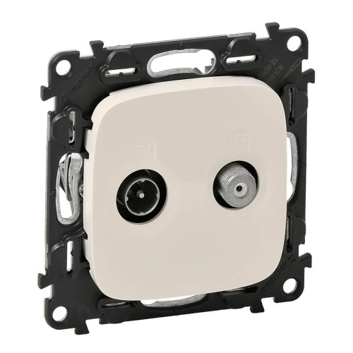 Розетка TV-SAT Legrand Valena Allure слоновая кость 753858 Розетка TV-SAT Legrand Valena Allure слоновая кость 753858