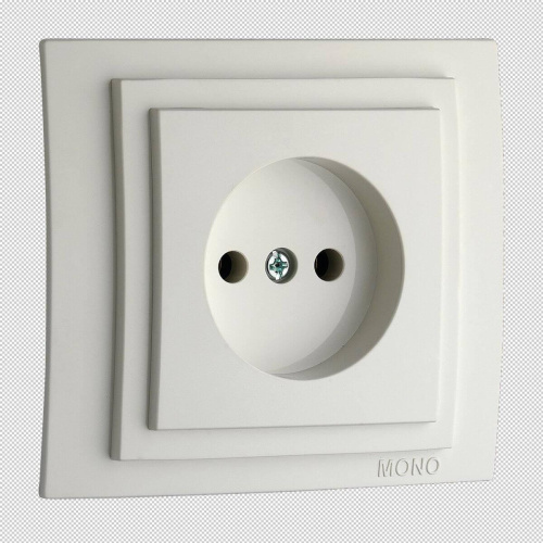 Розетка 2К Mono Electric Larissa 16A 250V винтовое подключение белый 103-191922-116 Розетка 2К Mono Electric Larissa 16A 250V винтовое подключение белый 103-191922-116