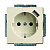 Розетка ABB Basic55 Schuko с/з 16A 250V со шторками USB безвинтовой зажим слоновая кость 2CKA002011A6192