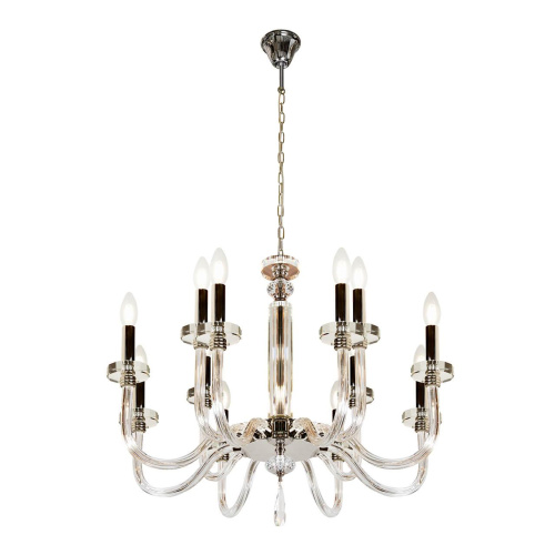 Подвесная люстра iLamp Vibe P9474-8+4 Nickel Подвесная люстра iLamp Vibe P9474-8+4 Nickel