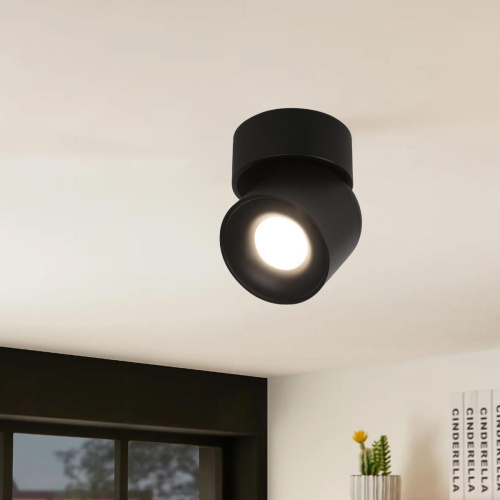Светодиодный спот Loft IT Tictac 10180 Black 3000K Светодиодный спот Loft IT Tictac 10180 Black 3000K