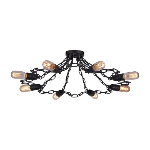 Потолочная люстра Arte Lamp A9344PL-8BK Потолочная люстра Arte Lamp A9344PL-8BK