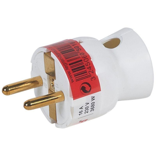 Вилка 2К+3 Legrand Helium 050188 Вилка 2К+3 Legrand Helium 050188