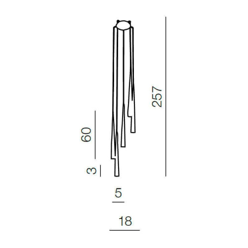 Подвесной светильник Azzardo Stylo 5 AZ0134 Подвесной светильник Azzardo Stylo 5 AZ0134