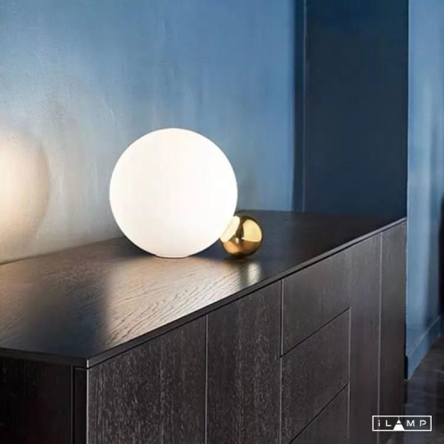 Настольная лампа iLamp Mono 10240T/1-D250 WH-GL Настольная лампа iLamp Mono 10240T/1-D250 WH-GL