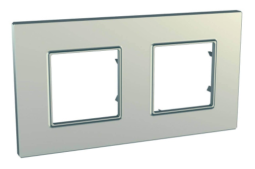 Рамка 2-постовая Schneider Electric Unica Quadro MGU6.704.57 Рамка 2-постовая Schneider Electric Unica Quadro MGU6.704.57