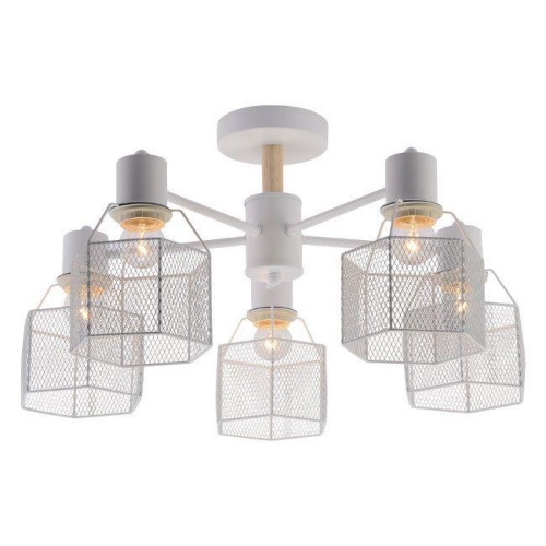 Потолочная люстра Seven Fires Lauri SF3388/5C-WT-WD Потолочная люстра Seven Fires Lauri SF3388/5C-WT-WD