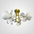 Потолочная Люстра Matisse B D80 Gold White By Imperiumloft