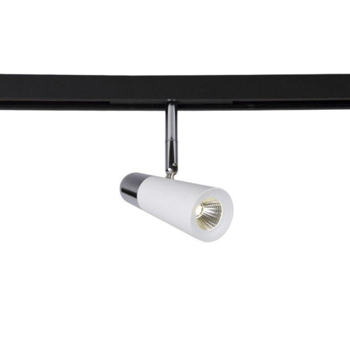 Трековый светодиодный светильник для магнитного шинопровода Crystal Lux Space CLT 0.33 006 12W WH-CH 4000K Трековый светодиодный светильник для магнитного шинопровода Crystal Lux Space CLT 0.33 006 12W WH-CH 4000K
