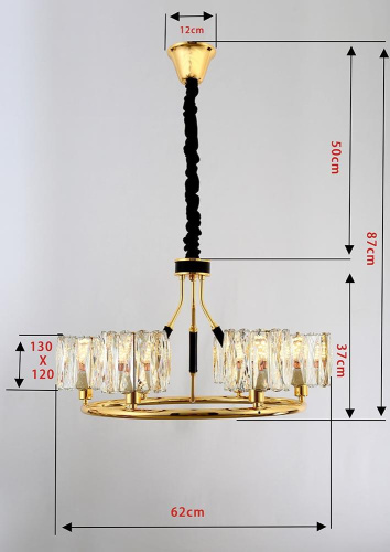 Подвесная люстра Rivoli Raimunde 1027-206 Б0050246 Подвесная люстра Rivoli Raimunde 1027-206 Б0050246