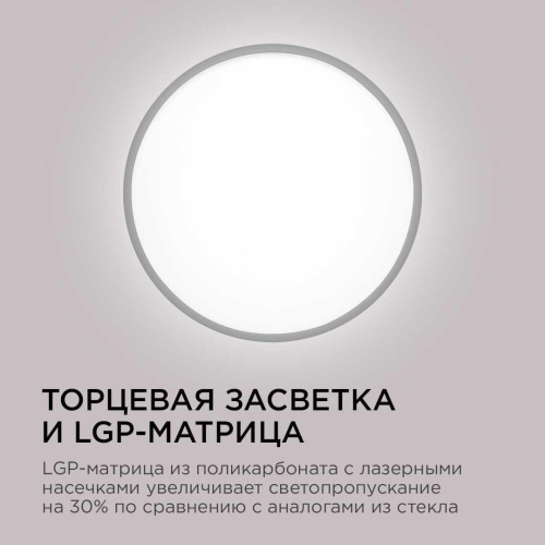 Потолочный светодиодный светильник Apeyron Spin 18-133 Потолочный светодиодный светильник Apeyron Spin 18-133