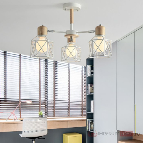 Потолочная Люстра Corf B3 White 5 Lamps By Imperiumloft