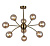 Подвесная люстра Escada Infinity 10164/9PL Copper